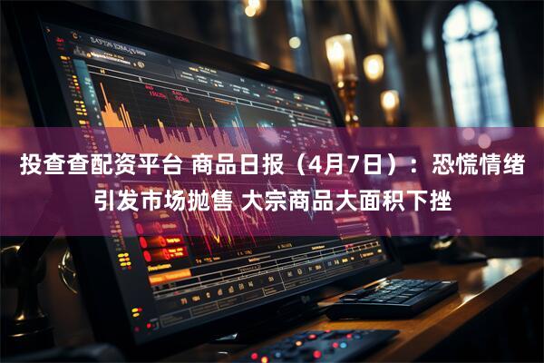 投查查配资平台 商品日报（4月7日）：恐慌情绪引发市场抛售 大宗商品大面积下挫